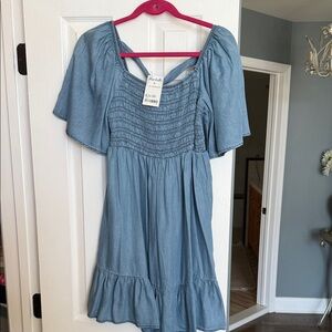 Blue denim dress Medium